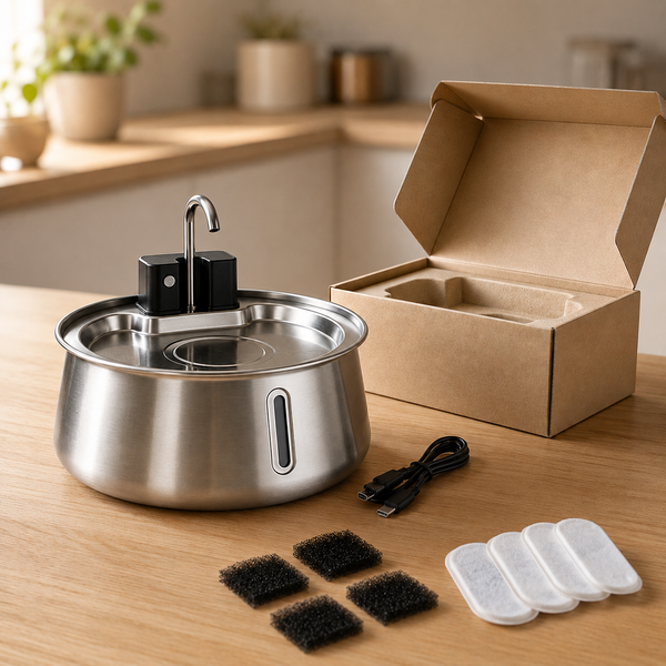 Unbox and rinse the components